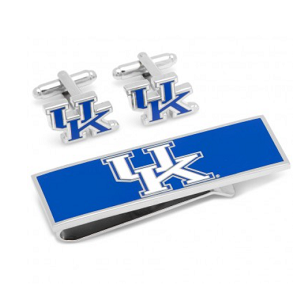 University of Kentucky Cufflinks and Money Clip Gift Set